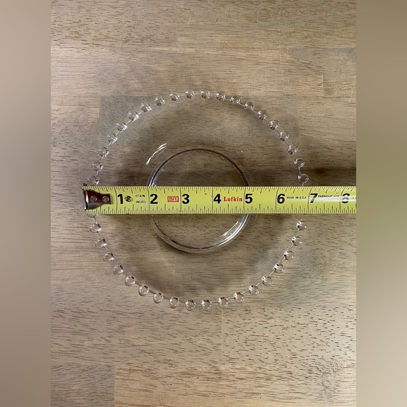 Imperial Candlewick Bread and Butter Plates Set of 3 Vintage Glass 7‎ in - Picture 2 of 3